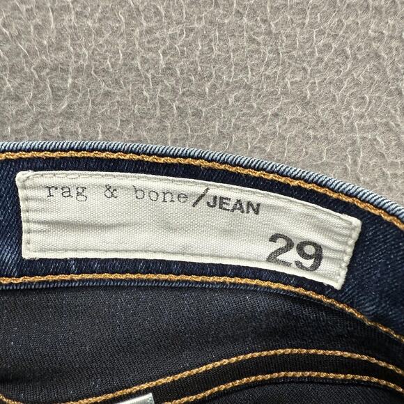 Rag & Bone Jeans Womens 29 Blue High Rise Skinny Bedford Stretch Denim - Picture 4 of 11